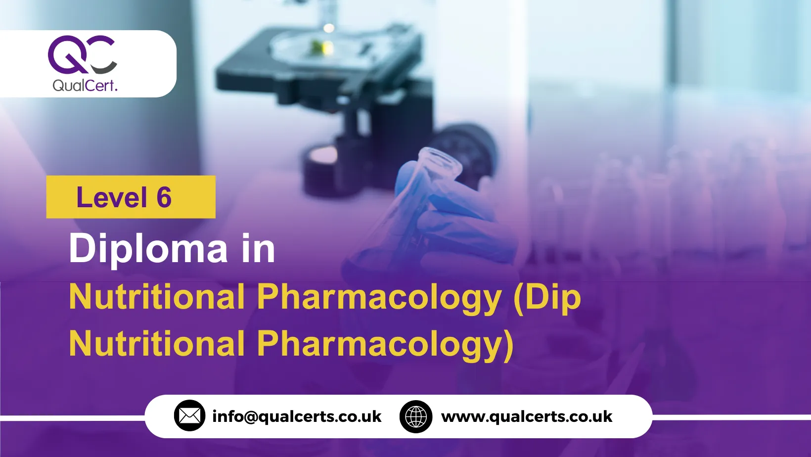 QualCert Level 6 Diploma in Nutritional Pharmacology (Dip Nutritional Pharmacology)
