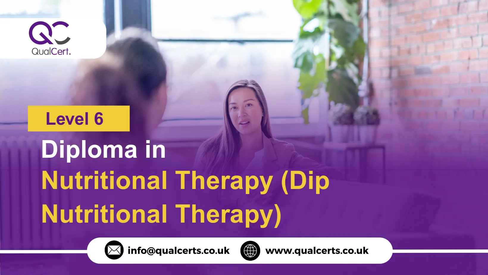 QualCert Level 6 Diploma in Nutritional Therapy (Dip Nutritional Therapy)