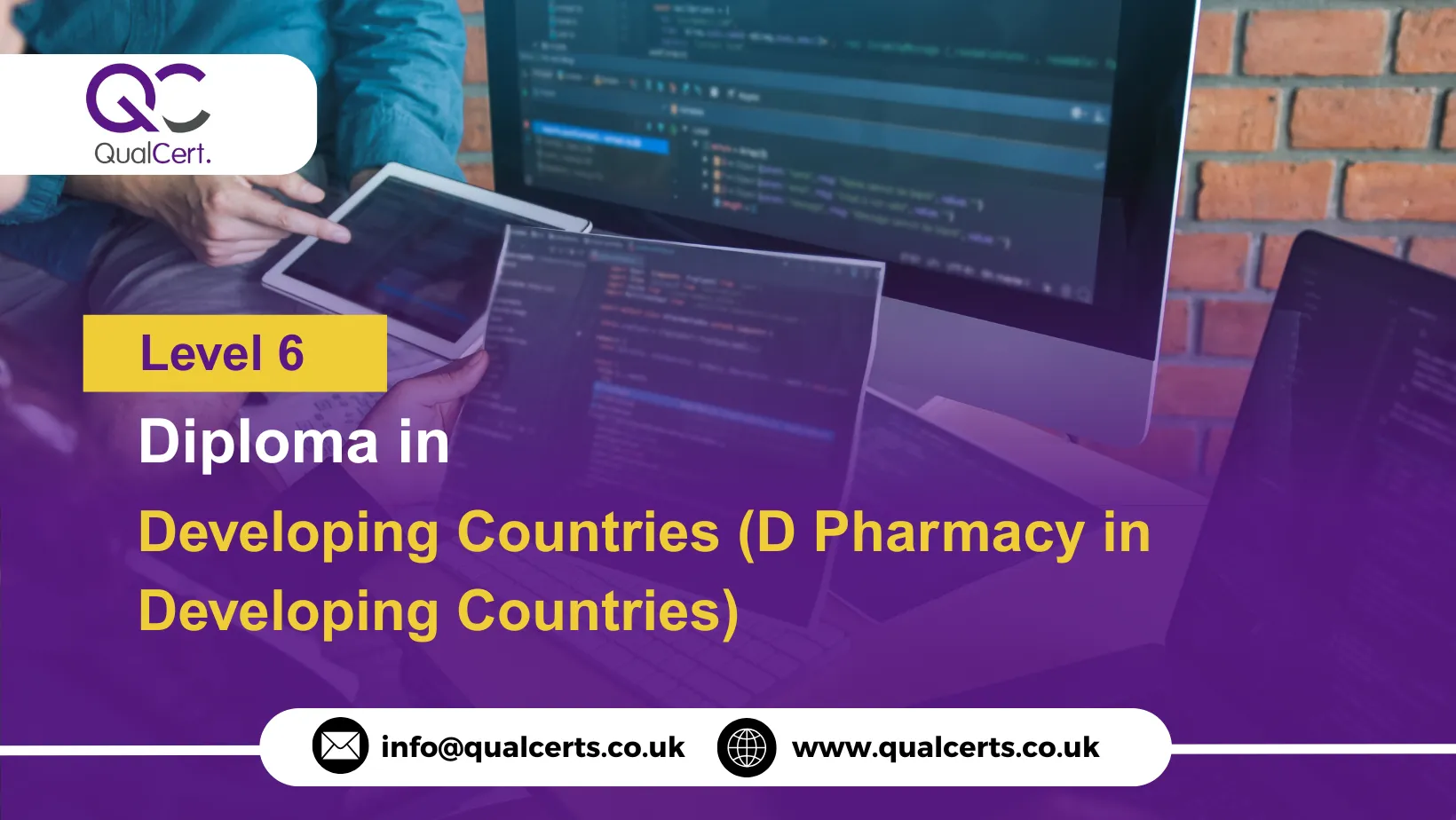 QualCert Level 6 Diploma in Pharmacy in Developing Countries (D Pharmacy in Developing Countries)