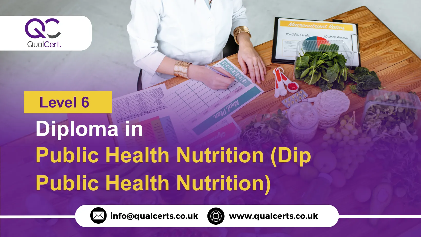 QualCert Level 6 Diploma in Public Health Nutrition (Dip Public Health Nutrition)