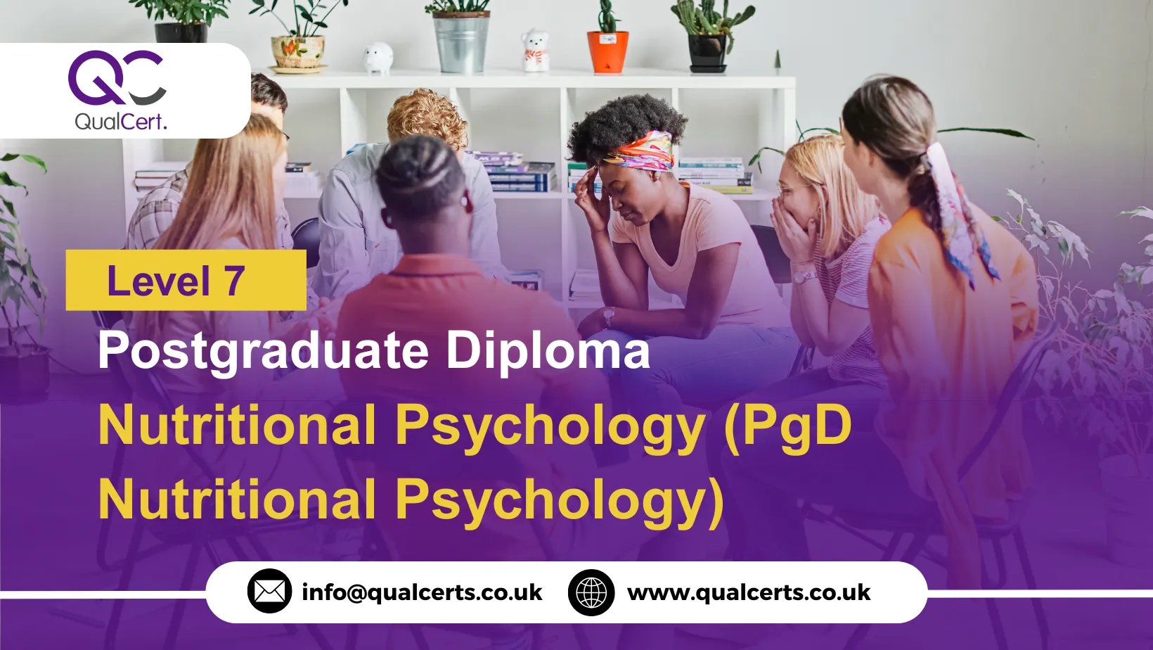 QualCert Level 7 Postgraduate Diploma in Nutritional Psychology (PgD Nutritional Psychology)