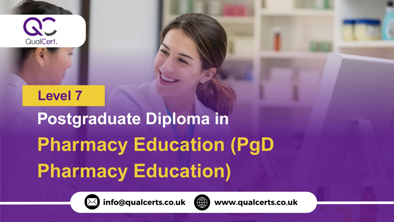 QualCert Level 7 Postgraduate Diploma in Pharmacy Education (PgD Pharmacy Education)