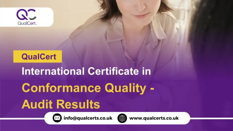 QualCert International Certificate in Conformance Quality - Audit Results
