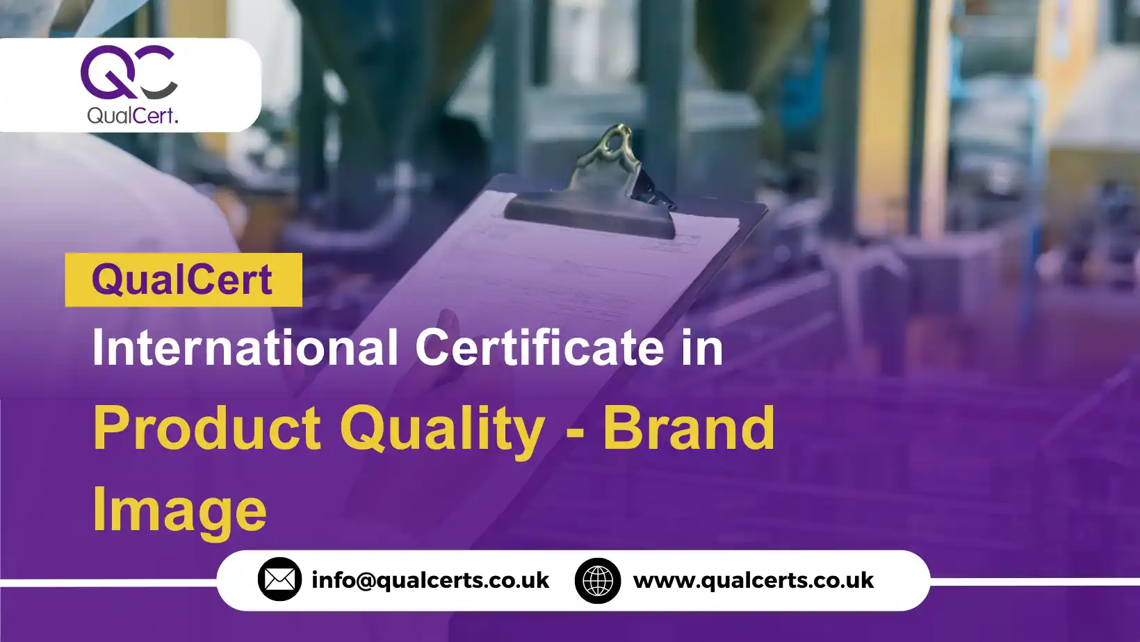 QualCert International Certificate in Product Quality - Brand Image
