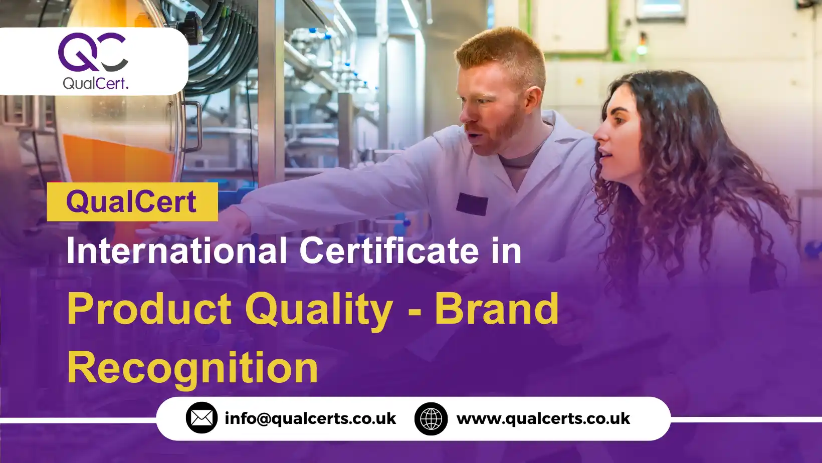 QualCert International Certificate in Product Quality - Brand Recognition