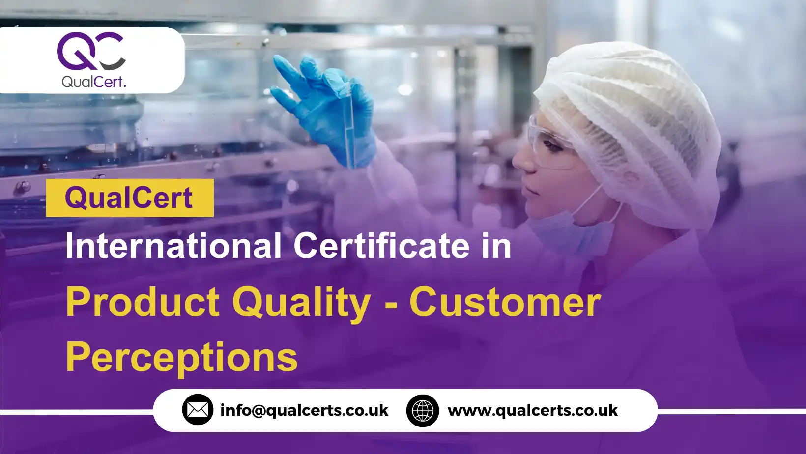 QualCert International Certificate in Product Quality - Customer Perceptions
