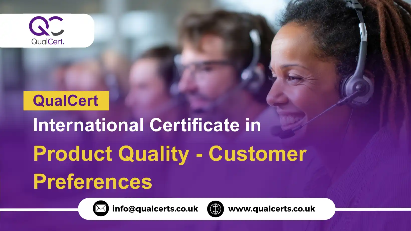 QualCert International Certificate in Product Quality - Customer Preferences