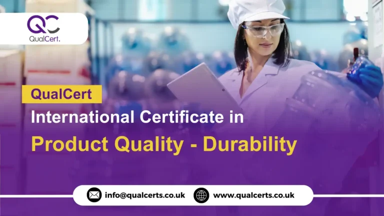 QualCert International Certificate in Product Quality - Durability
