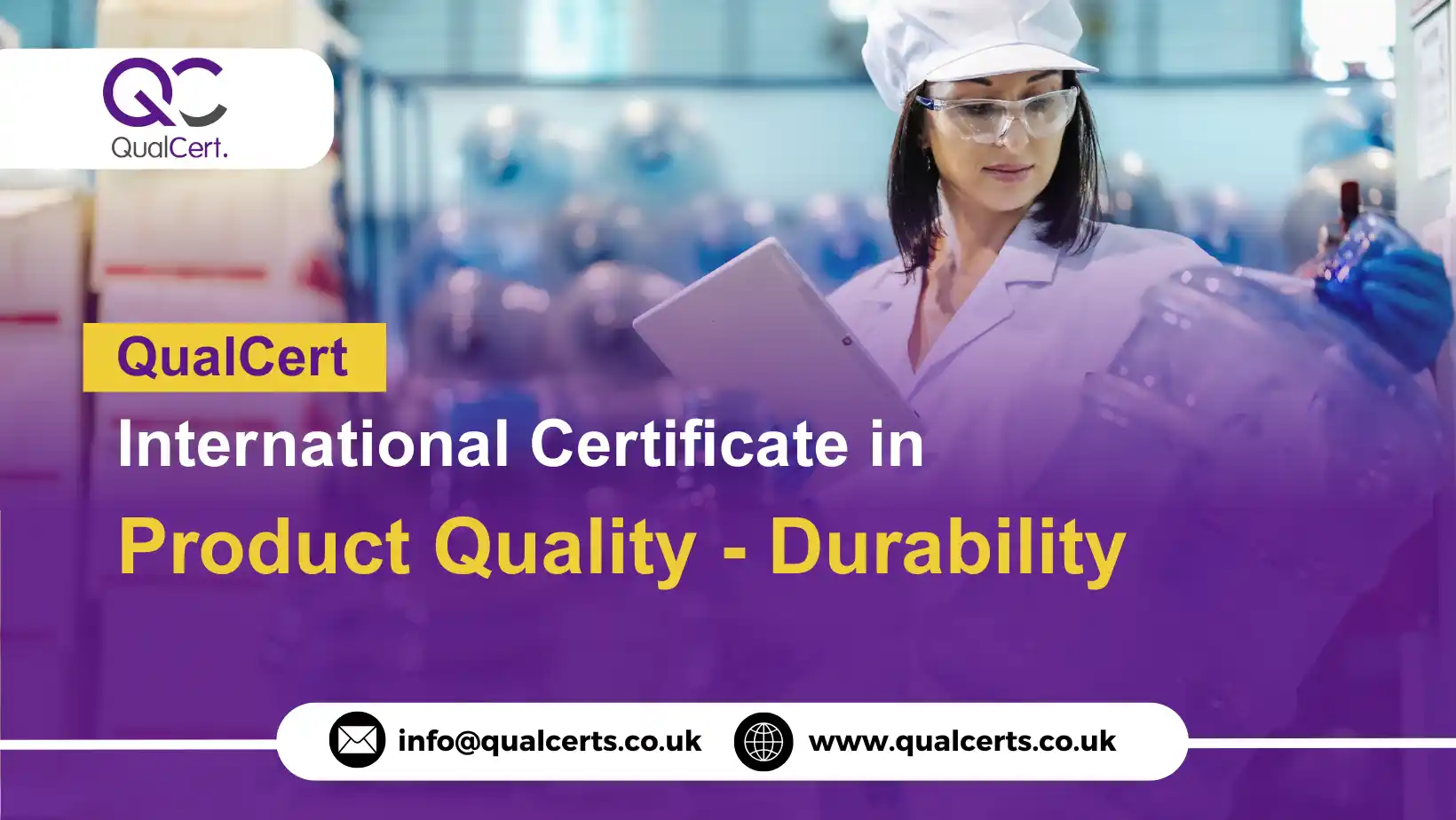 QualCert International Certificate in Product Quality - Durability