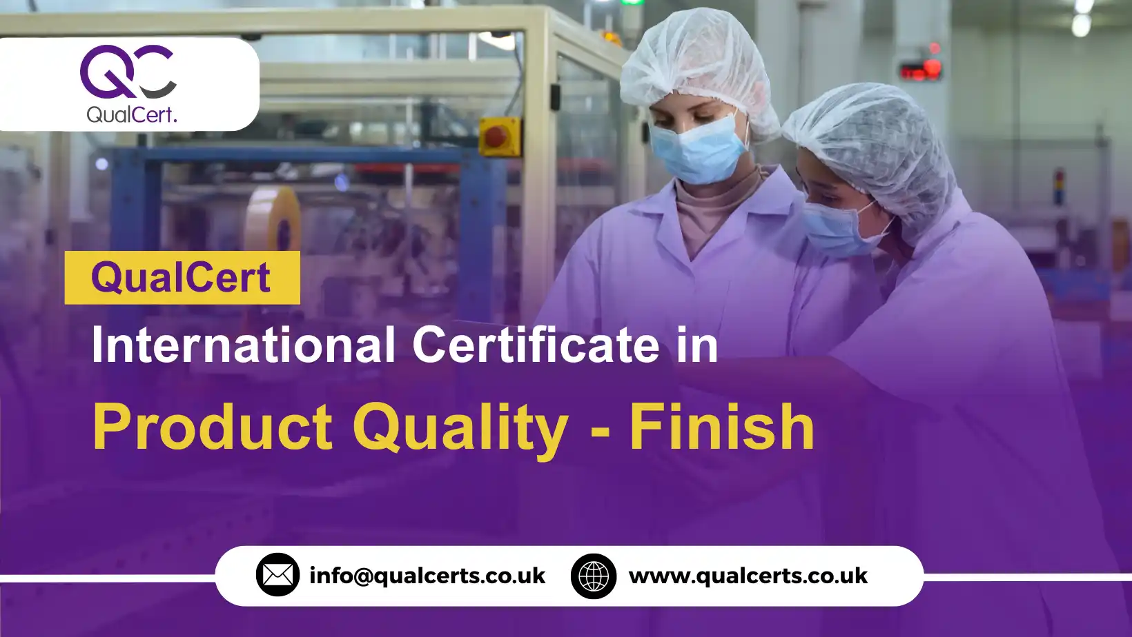 QualCert International Certificate in Product Quality - Finish
