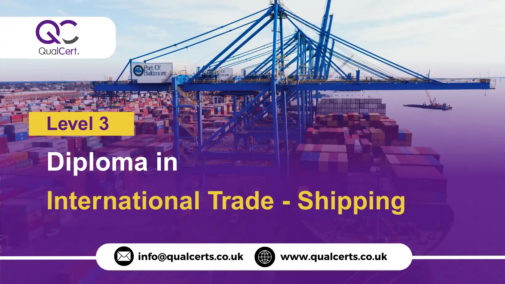 QualCert Level 3 Diploma in International Trade - Shipping