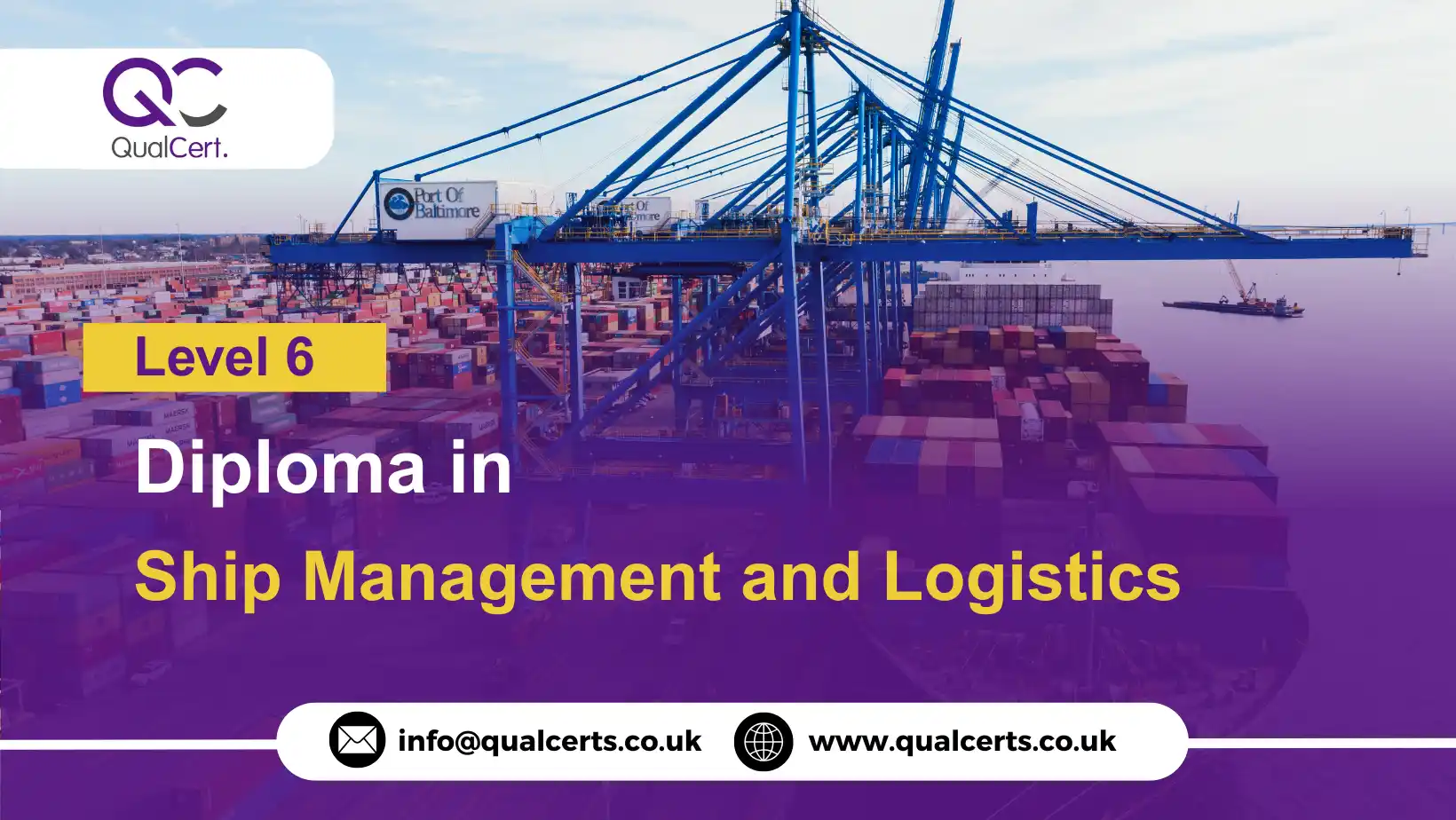 QualCert Level 6 Diploma in Ship Management and Logistics