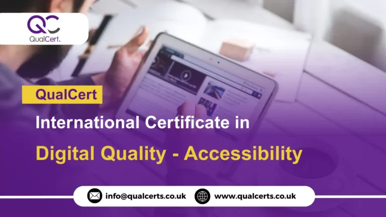 QualCert International Certificate in Digital Quality - Accessibility