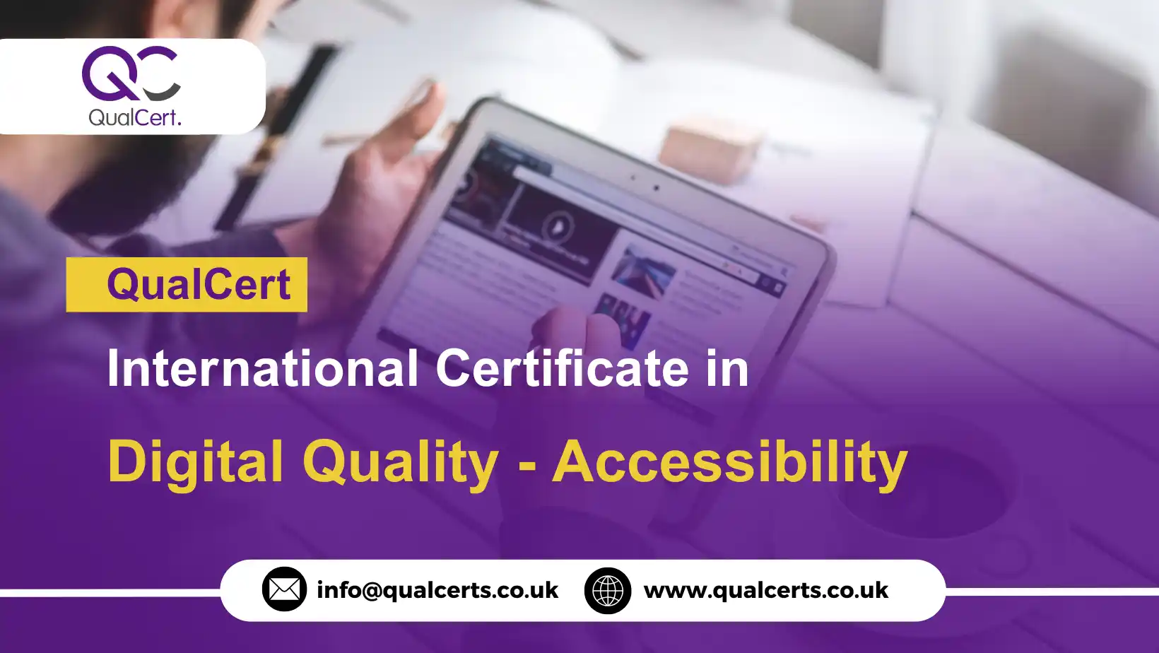 QualCert International Certificate in Digital Quality - Accessibility