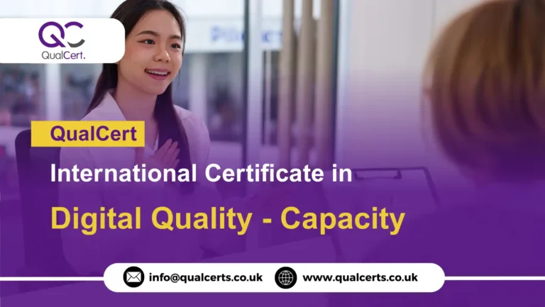 QualCert International Certificate in Digital Quality - Capacity