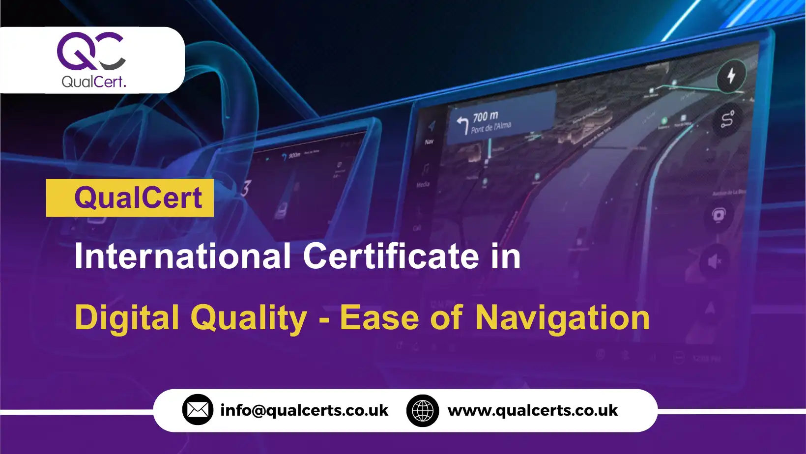 QualCert International Certificate in Digital Quality - Ease of Navigation