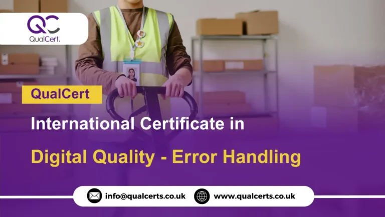 QualCert International Certificate in Digital Quality - Error Handling