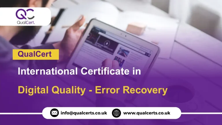 QualCert International Certificate in Digital Quality - Error Recovery