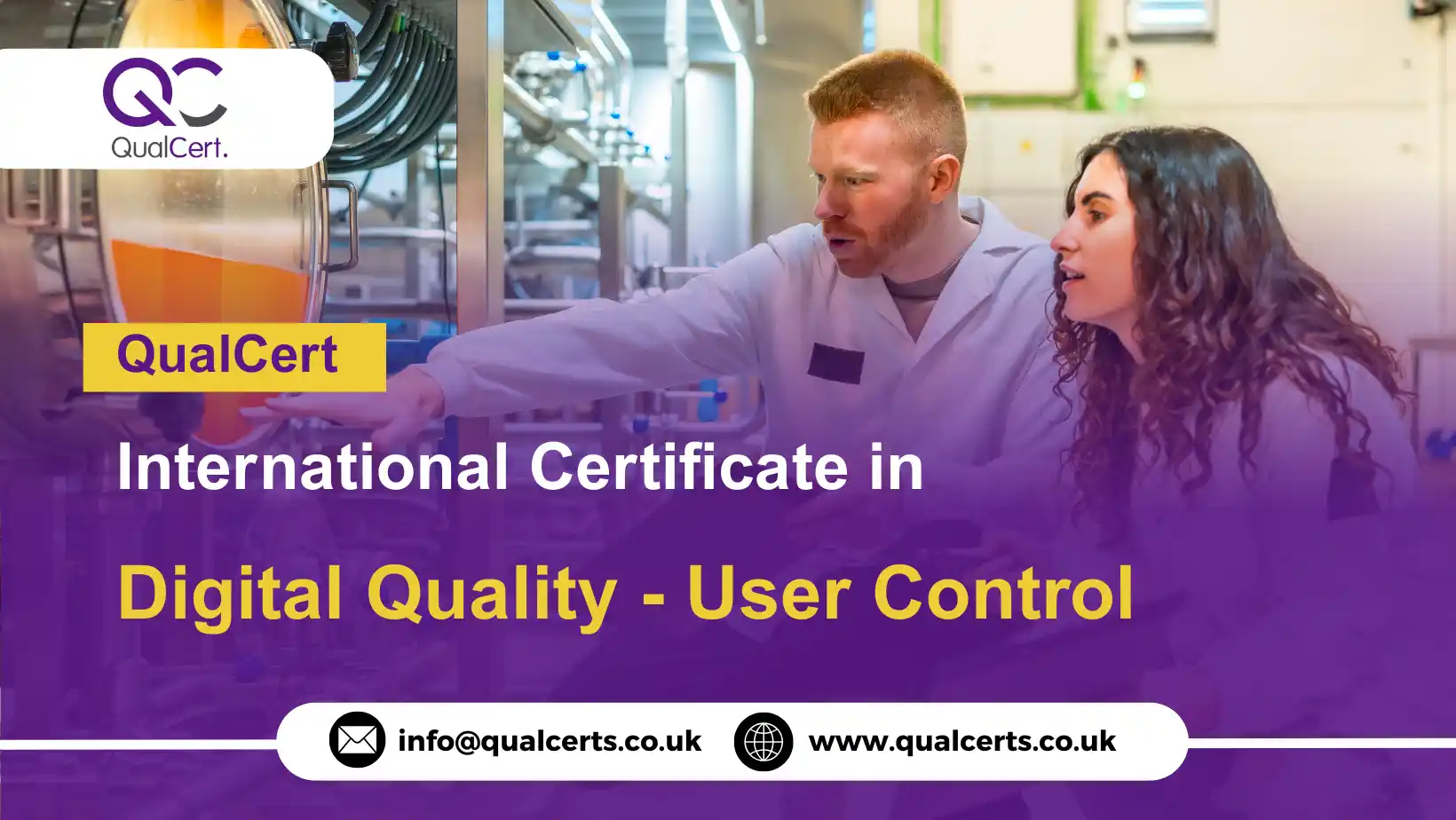 QualCert International Certificate in Digital Quality - User Control