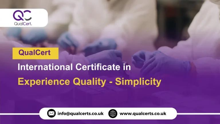 QualCert International Certificate in Experience Quality - Simplicity