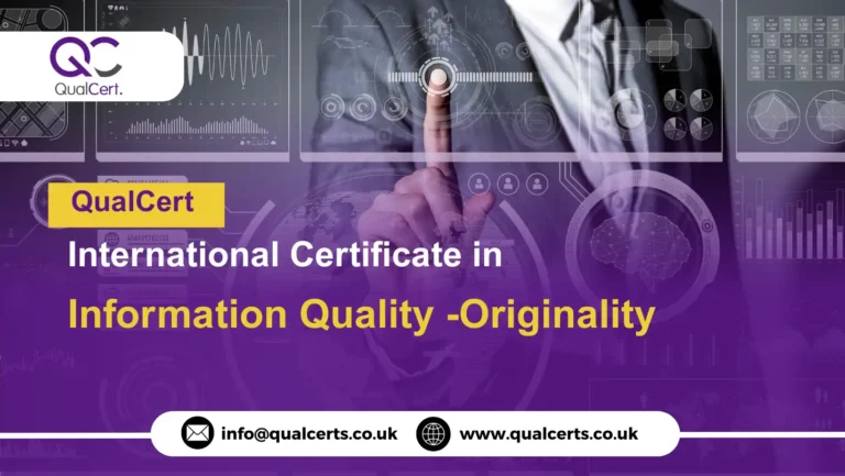 QualCert International Certificate in Information Quality -Originality