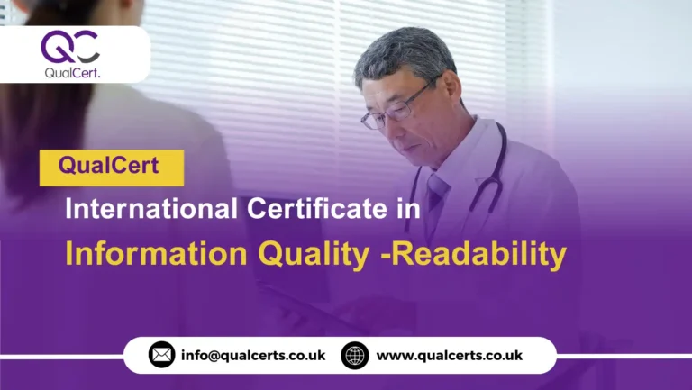 QualCert International Certificate in Information Quality -Readability