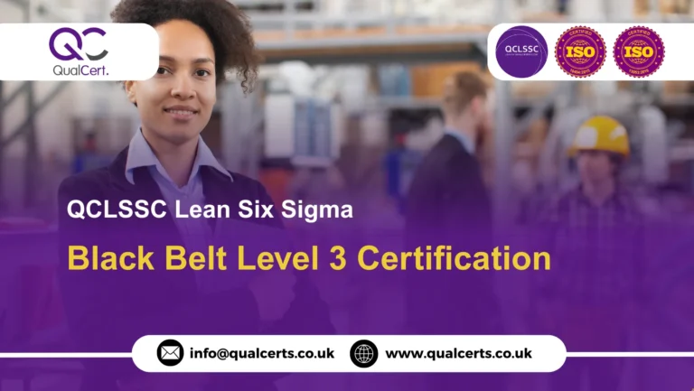 QCLSSC Lean Six Sigma Black Belt Level 3 Certification