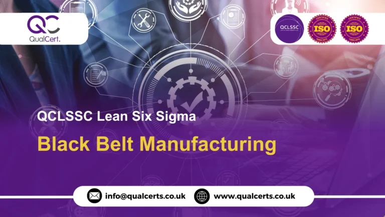 QCLSSC Lean Six Sigma Black Belt Manufacturing-4 to 6 Months