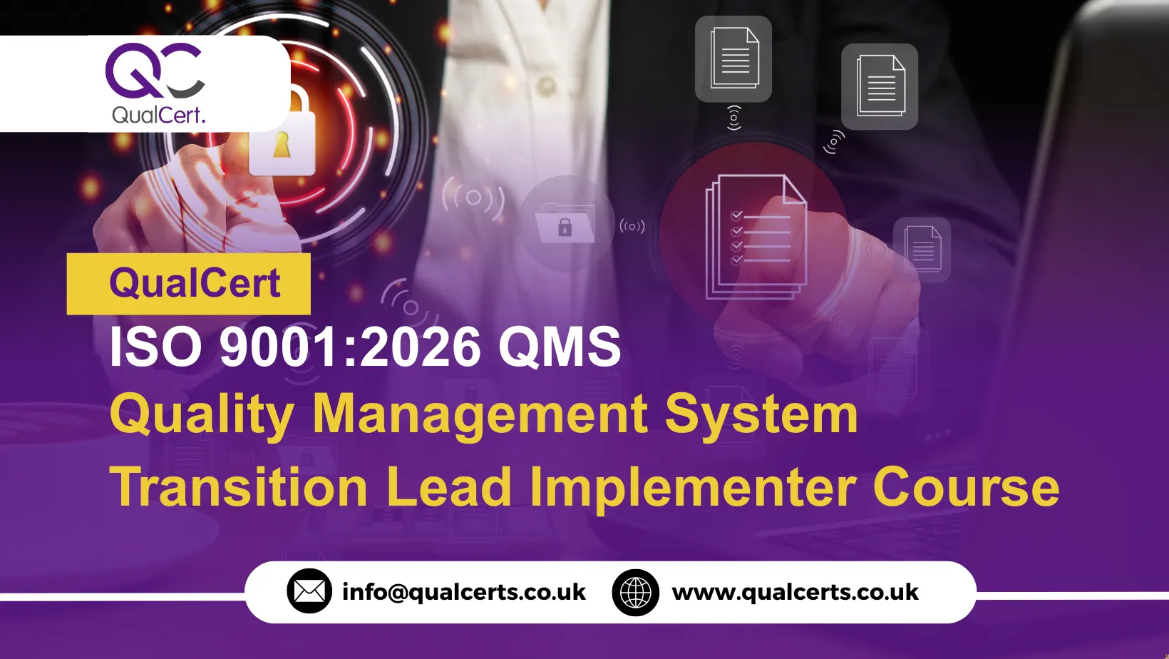 QualCert ISO 9001:2026 QMS (Quality Management System) Transition Lead Implementer Course